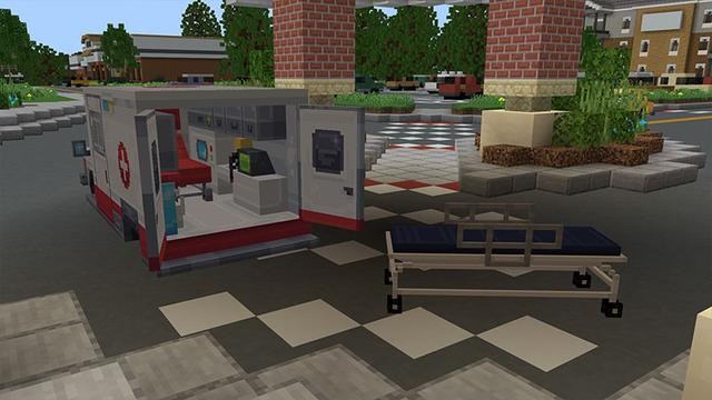 Screenshot of the Minecraft Bedrock Marketplace product Hallmark Hospital - Roleplay created by Aurrora.