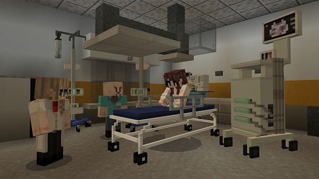 Screenshot of the Minecraft Bedrock Marketplace product Hallmark Hospital - Roleplay created by Aurrora.