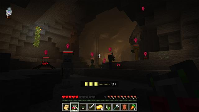 Screenshot of the Minecraft Bedrock Marketplace product HUNTER VISION created by Aurrora.