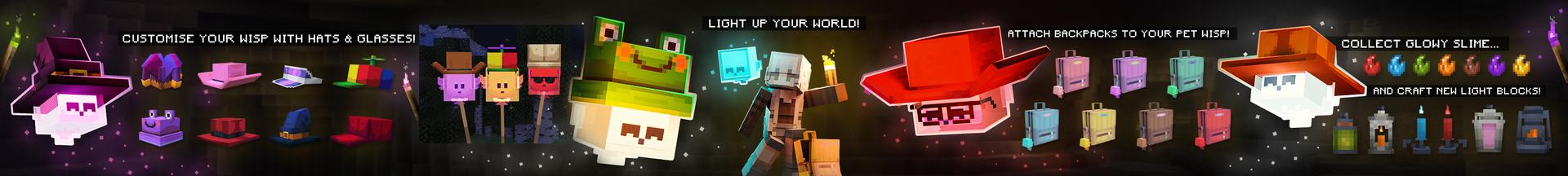 Panorama of the Minecraft Bedrock Marketplace product LIGHT PLUS created by Aurrora.