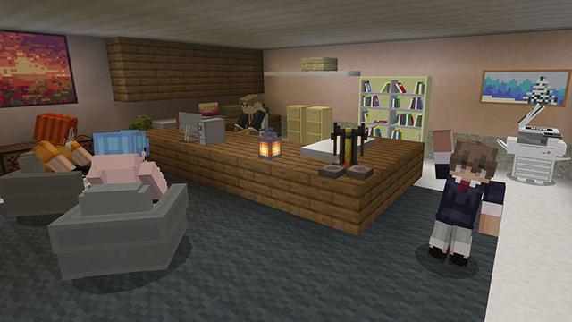 Screenshot of the Minecraft Bedrock Marketplace product Middle School - Roleplay created by Aurrora.