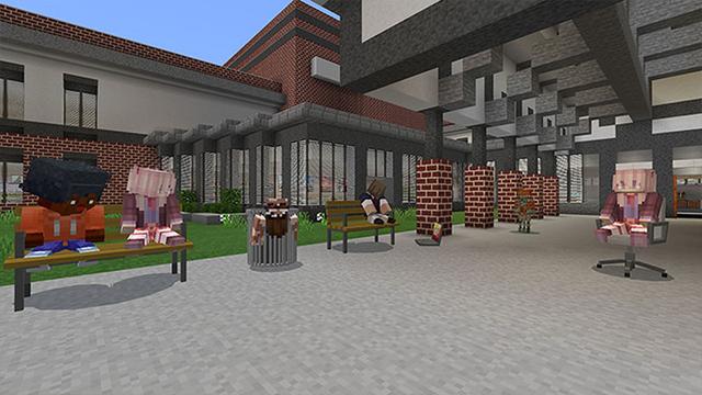 Screenshot of the Minecraft Bedrock Marketplace product Middle School - Roleplay created by Aurrora.