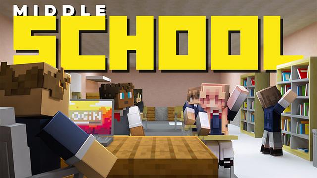 Thumbnail of the Minecraft Bedrock Marketplace product Middle School - Roleplay created by Aurrora.