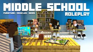 Thumbnail of the Minecraft Bedrock Marketplace product Middle School - Roleplay created by Aurrora.