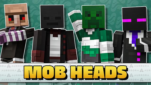 Thumbnail of the Minecraft Bedrock Marketplace product MOB HEADS created by Aurrora.