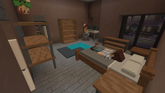 Screenshot of the Minecraft Bedrock Marketplace product Modern Home - Roleplay created by Aurrora.