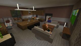 Screenshot of the Minecraft Bedrock Marketplace product Casa Moderna - Roleplay created by Aurrora.