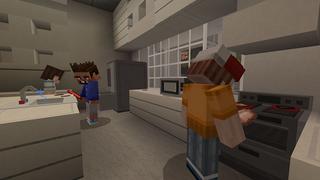 Screenshot of the Minecraft Bedrock Marketplace product Casa Moderna - Roleplay created by Aurrora.