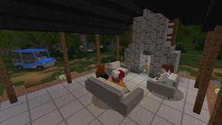 Screenshot of the Minecraft Bedrock Marketplace product Casa Moderna - Roleplay created by Aurrora.