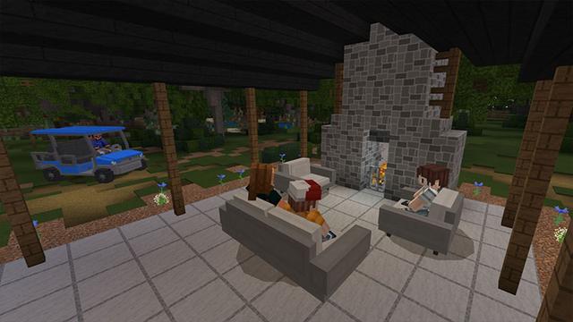 Screenshot of the Minecraft Bedrock Marketplace product Modern Home - Roleplay created by Aurrora.