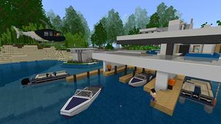 Screenshot of the Minecraft Bedrock Marketplace product Modern Millionaire created by Aurrora.