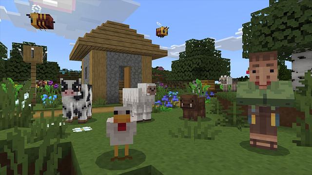 Screenshot of the Minecraft Bedrock Marketplace product Modern Vanilla created by Aurrora.