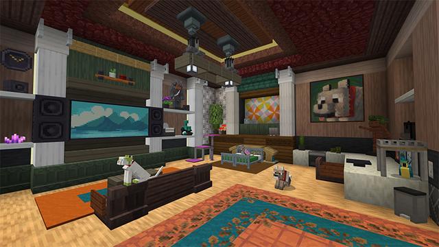 Screenshot of the Minecraft Bedrock Marketplace product Modern Vanilla created by Aurrora.