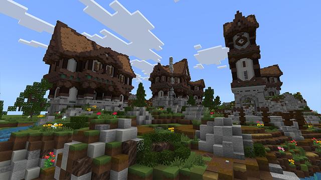 Screenshot of the Minecraft Bedrock Marketplace product Modern Vanilla created by Aurrora.