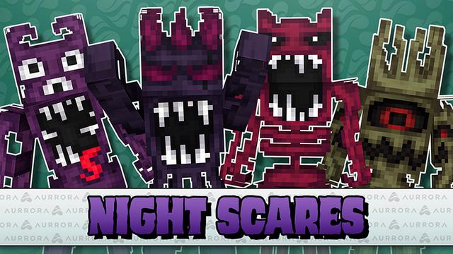 Thumbnail of the Minecraft Bedrock Marketplace product Night Scares created by Aurrora.