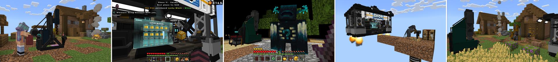 Panorama of the Minecraft Bedrock Marketplace product One Block - Tycoon created by Aurrora.