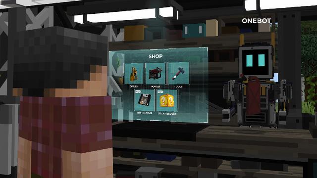 Screenshot of the Minecraft Bedrock Marketplace product One Block - Tycoon created by Aurrora.