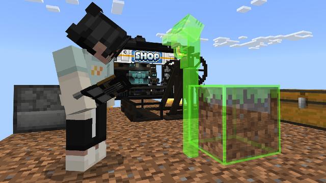 Screenshot of the Minecraft Bedrock Marketplace product One Block - Tycoon created by Aurrora.