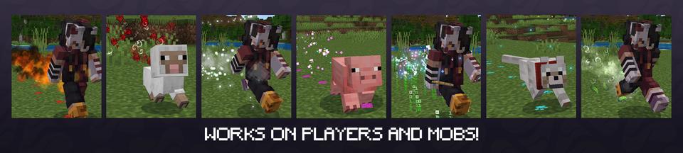 Panorama of the Minecraft Bedrock Marketplace product PLAYER TRAILS created by Aurrora.