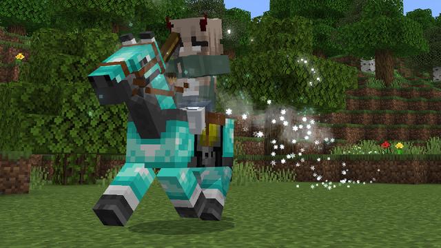 Screenshot of the Minecraft Bedrock Marketplace product PLAYER TRAILS created by Aurrora.