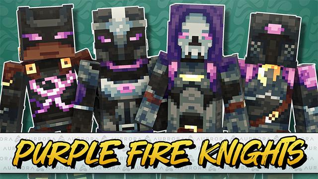 Thumbnail of the Minecraft Bedrock Marketplace product Purple Fire Knights created by Aurrora.