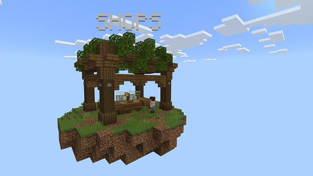 Screenshot of the Minecraft Bedrock Marketplace product Skyblock created by Aurrora.