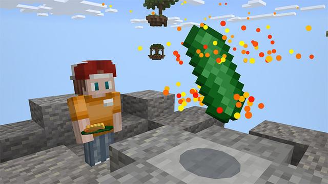 Screenshot of the Minecraft Bedrock Marketplace product Skyblock created by Aurrora.