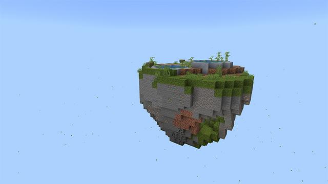 Screenshot of the Minecraft Bedrock Marketplace product Skyblock created by Aurrora.