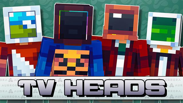 Thumbnail of the Minecraft Bedrock Marketplace product TV Heads created by Aurrora.