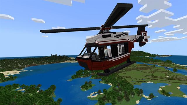 Screenshot of the Minecraft Bedrock Marketplace product Vehicles created by Aurrora.
