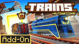 Thumbnail of the Minecraft Bedrock Marketplace product TRAINS Add-On created by Aymeric Pierre.