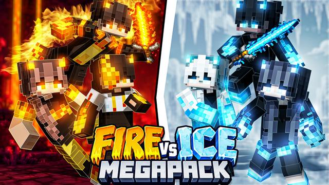 Thumbnail of the Minecraft Bedrock Marketplace product Fire VS Ice MEGAPACK created by Aypierre.