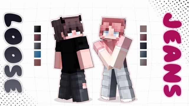 Thumbnail of the Minecraft Bedrock Marketplace product Loose Jeans created by Aypierre.