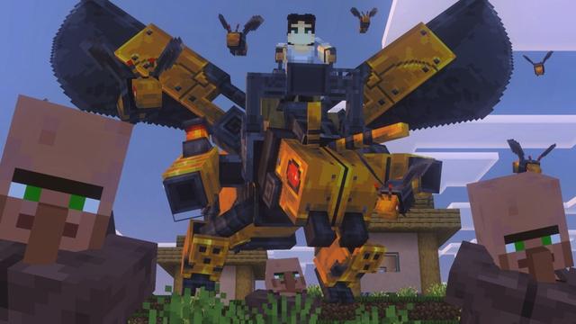 Screenshot of the Minecraft Bedrock Marketplace product MECHS Add-On created by Aypierre.