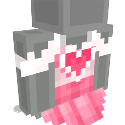 Thumbnail of the Minecraft Bedrock Marketplace product Pink Heart Dress created by Aypierre.