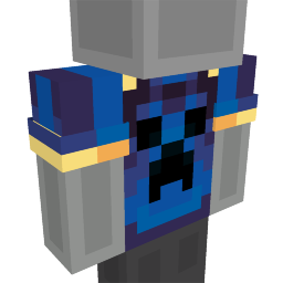 Thumbnail of the Minecraft Bedrock Marketplace product Blue Creeper Shirt created by Azerus Team.