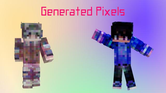 Thumbnail of the Minecraft Bedrock Marketplace product Generated Pixels created by Azerus Team.