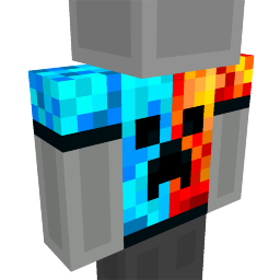 Thumbnail of the Minecraft Bedrock Marketplace product Ice Fire Creeper Merch created by Azerus Team.
