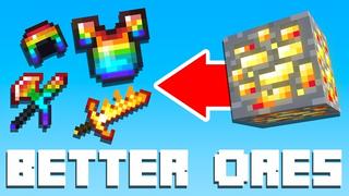 Thumbnail of the Minecraft Bedrock Marketplace product Better Ores created by BBB Studios.