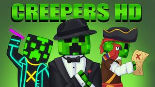 Thumbnail of the Minecraft Bedrock Marketplace product Creepers HD created by BBB Studios.