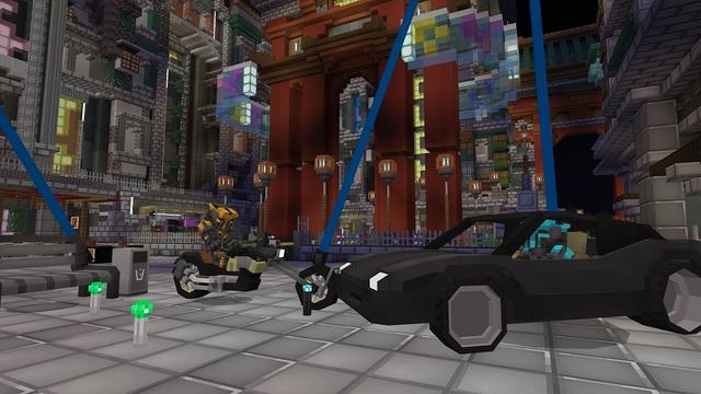 Screenshot of the Minecraft Bedrock Marketplace product Cyberpunk created by BBB Studios.