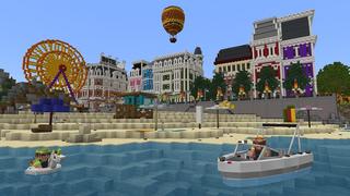 Screenshot of the Minecraft Bedrock Marketplace product Fall City created by BBB Studios.