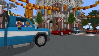 Screenshot of the Minecraft Bedrock Marketplace product Fall City created by BBB Studios.