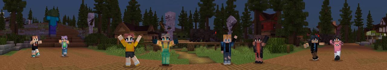 Panorama of the Minecraft Bedrock Marketplace product Giant Mobs created by BBB Studios.