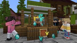 Screenshot of the Minecraft Bedrock Marketplace product Giant Mobs created by BBB Studios.