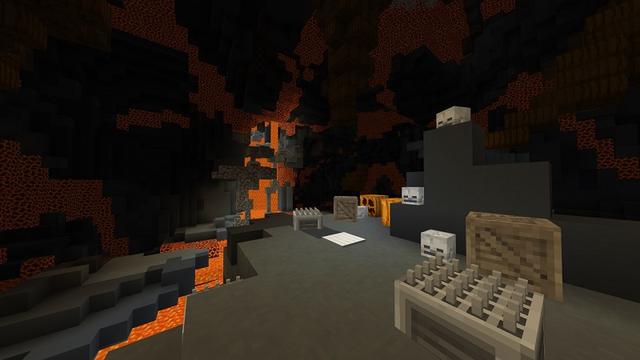 Screenshot of the Minecraft Bedrock Marketplace product Halloween Death Run created by BBB Studios.