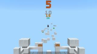 Screenshot of the Minecraft Bedrock Marketplace product Infinity Parkour created by BBB Studios.