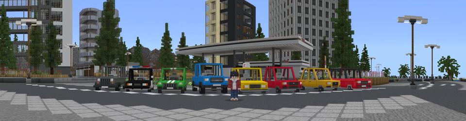 Panorama of the Minecraft Bedrock Marketplace product Living Luxury City created by BBB Studios.