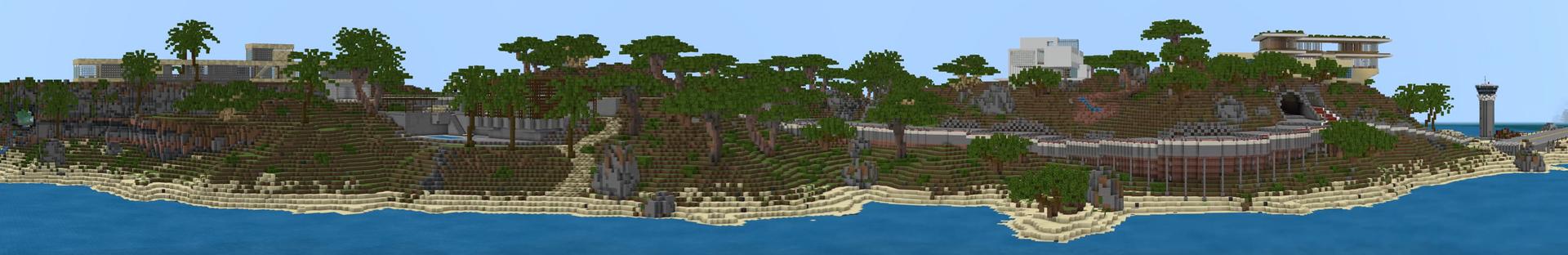 Panorama of the Minecraft Bedrock Marketplace product Living Luxury created by BBB Studios.