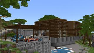 Screenshot of the Minecraft Bedrock Marketplace product Living Luxury created by BBB Studios.